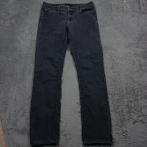 Prana Jeans Womens 8 Gray Denim‎ Straight Outdoor Stretch Pockets